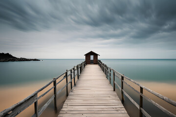 Fototapeta premium pier on the sea