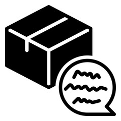 Products icon, glyph icon style