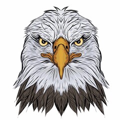Vector illustration of an eagle head for mascots, logos, design, poster and others