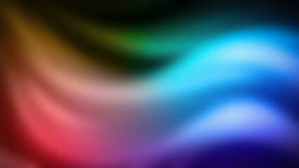Abstract gradient background featuring rich transitions of blues, greens, reds, and browns, creating a dynamic and immersive visual effect