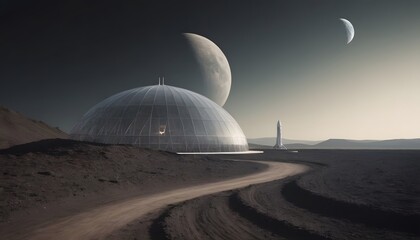 Greenhouse on an unknown planet.