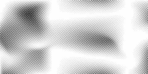 Halftone twisted grunge pattern design