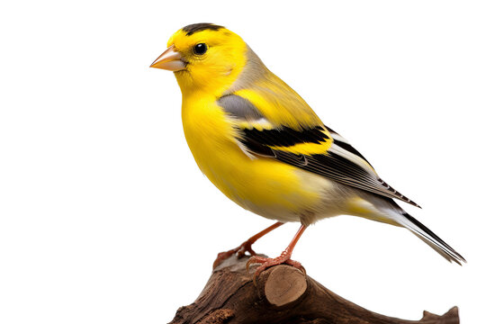 recommend clip art: Elegant goldfinch isolated on transparent background for ornithology and nature-themed design projects