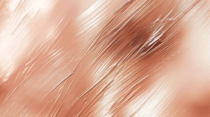 Refined rose gold metal texture background, showcasing a sleek and polished metallic surface for elegant visuals.
