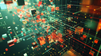 Fototapeta premium abstract background digital