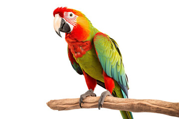 Obraz premium Colorful parrot PNG image isolated on transparent background, ideal for tropical and exotic bird illustrations or nature-themed design projects