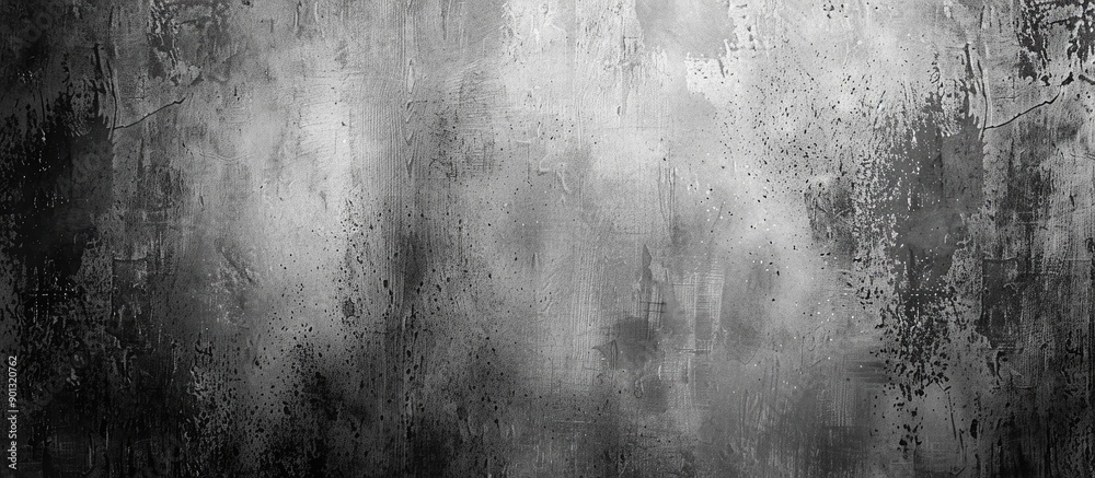 Aufkleber Abstract monochrome background with a grungy twist featuring varying shades of gray in a textured design ideal for use as a copy space image
