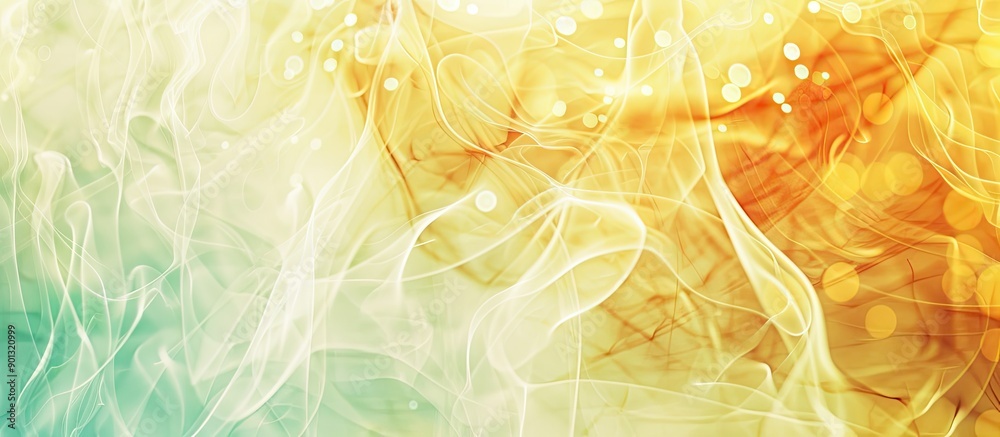 Poster Pattern of abstract chaos on a light uneven background with copy space image