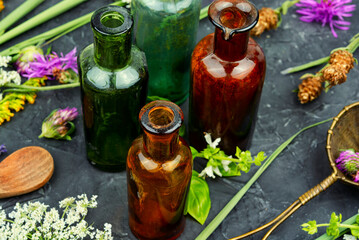 Healing mixtures from herbs.