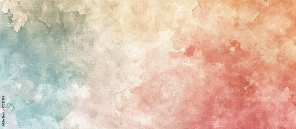 Fototapete A textured background with a watercolor pattern resembling white paper featuring ample copy space image