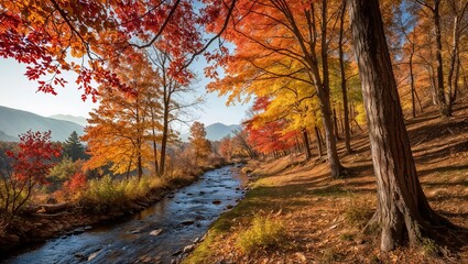 Fototapeta premium autumn in the forest
