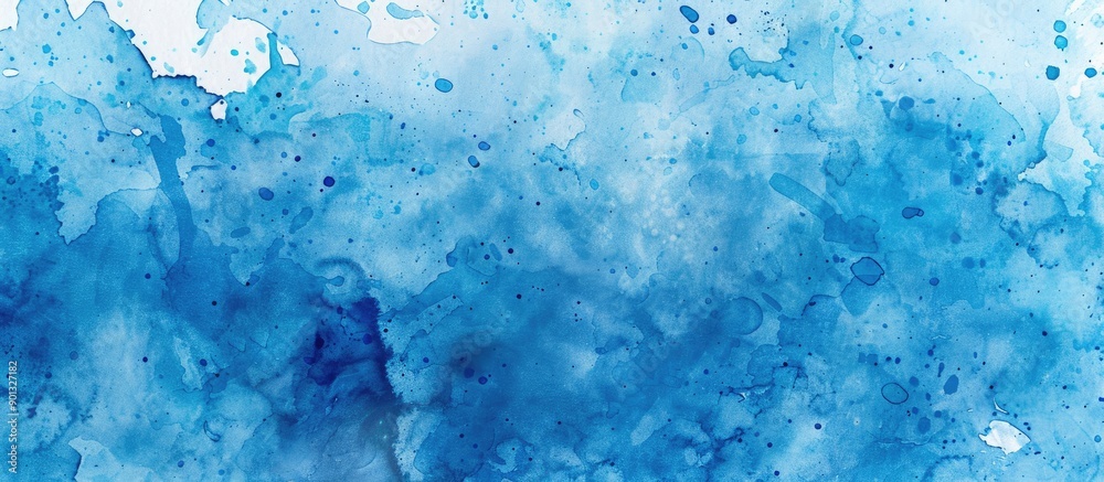 Leinwandbilder square background with blue ink texture perfect as a stamp or frame with available copy space image