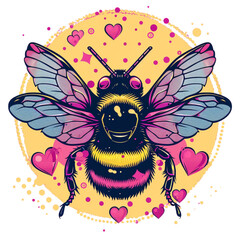 Pop Art Bumble Bee