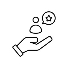 Mentorship vector icon