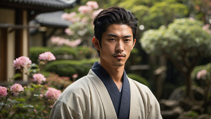 portrait of Japanese man