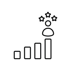 Career Advancement vector icon