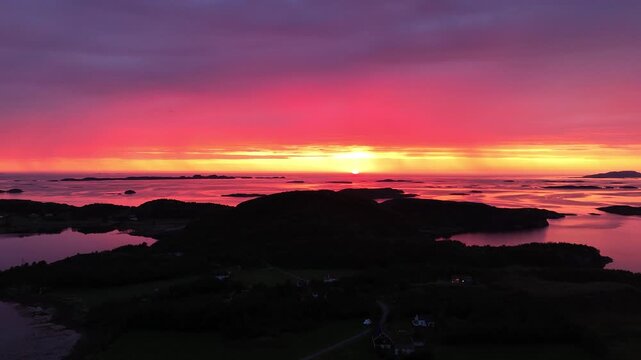 Norwegian midnight sun