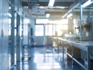 Fototapeta premium blurred laboratory background