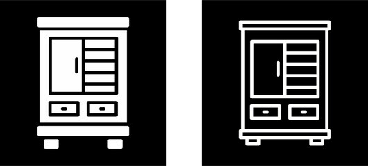 Shelves Cabinet Vector Icon