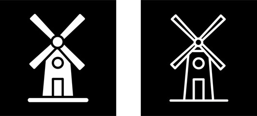 Windmill Vector Icon