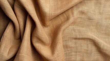 Fototapeta premium Palette with shades of brown and beige on a burlap surface, Palette, earthy