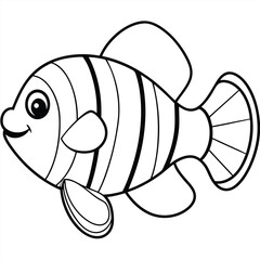 Clownfish Colorful Vector for various uses