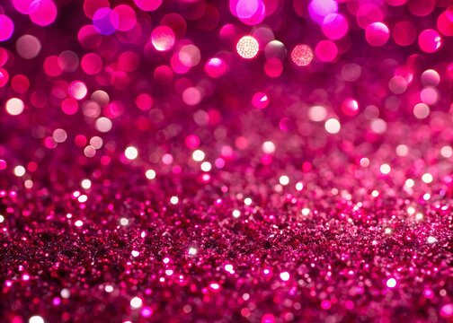 Glitter christmas tree lights