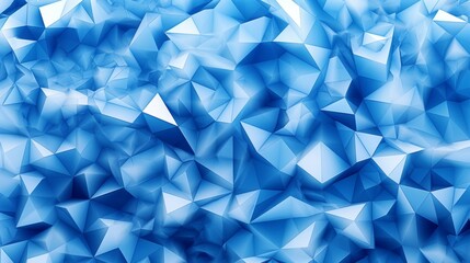 Obraz premium Abstract Blue Geometric Background