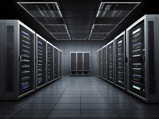 server rack with a computer,server rack with a computer,server rack servers,server rack with servers,server room with servers,,room with servers