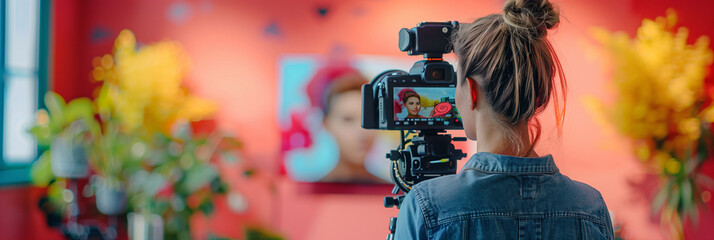 person holding a camera