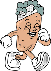 Burrito Mascot Character Illustration