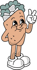 Burrito Mascot Character Illustration