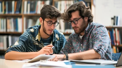 A patient male teacher provides one-on-one support to a student struggling with a concept, offering encouragement and guidance.