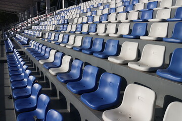 Fototapeta premium empty stadium seats