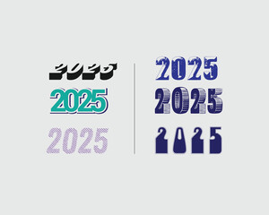 Fototapeta premium Number Letter Artwork 2025