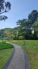 Evening with Blue Sky In Singapore