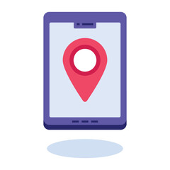 Map and Location Vectors Flat Icons and Illustrations