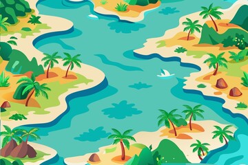Obraz premium the tropical coast