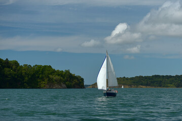 Navigation sur La Rance - Saint-Malo, voilier