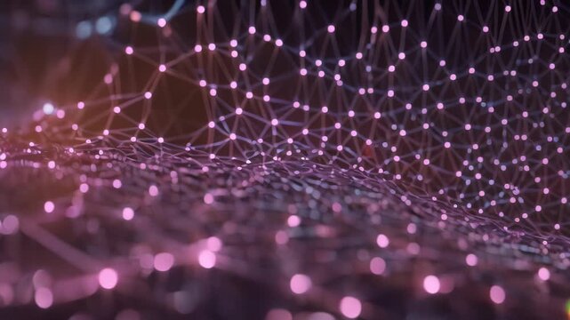fiber optics background Video 4K