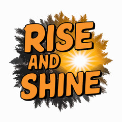 Motivational quote with t shirt design