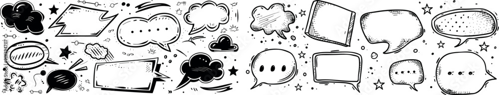 Poster This is a cute set of crayon frame speech bubbles. There is a chalk background speech bubble frame