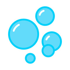 Air bubble icon vector design illustration isolated on white background