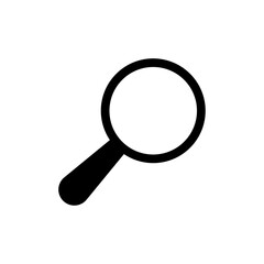 Vector magnifying glass vector icon