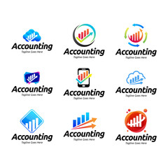 Fundraising Financial And Accounting vector Logo Design