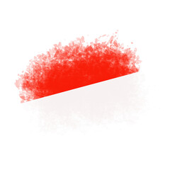 Abstract Brush Indonesian Flag