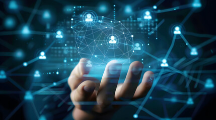 Digital integration, technology and seamless processes for businesses platforms. Generative Ai.