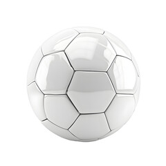 Fototapeta premium white soccer ball isolated png transparent background