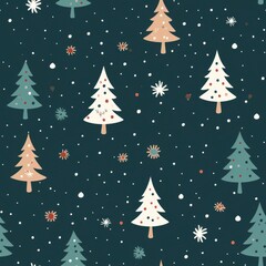 Fototapeta premium Xmas christmas backgrounds pattern.