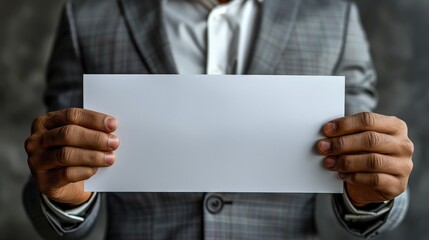 Professional holding guarantee certificate with endorsement, emphasizing reliability, [commitment, guarantee, endorsement]